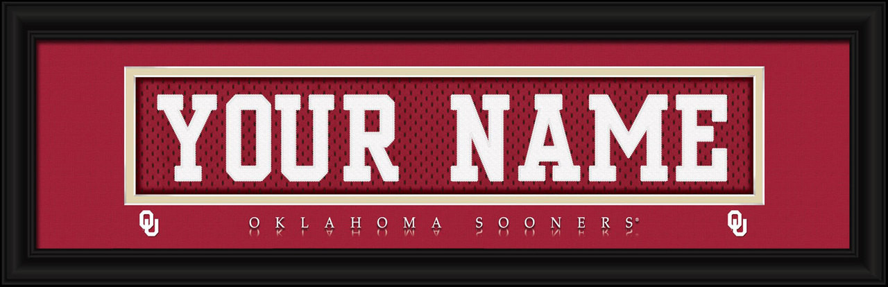 custom oklahoma sooners football jersey