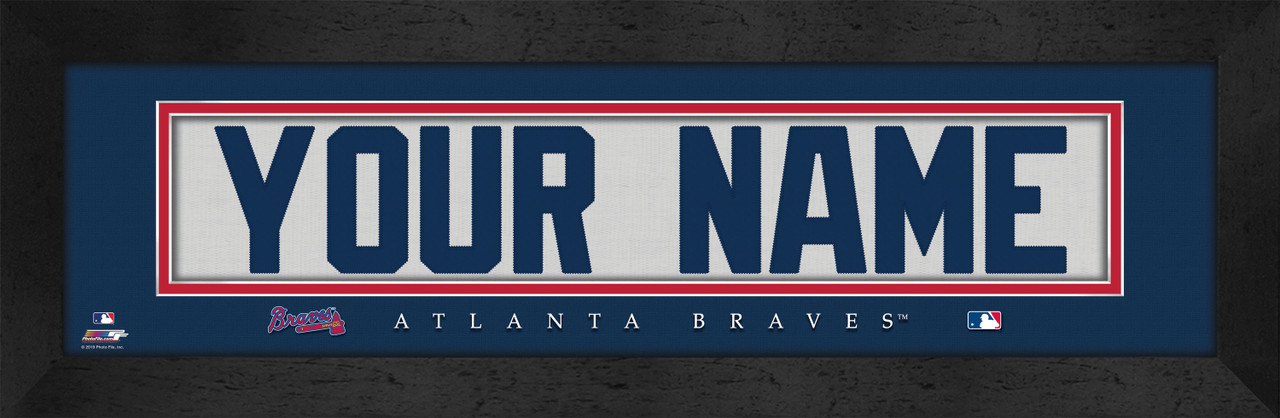 personalized braves jersey