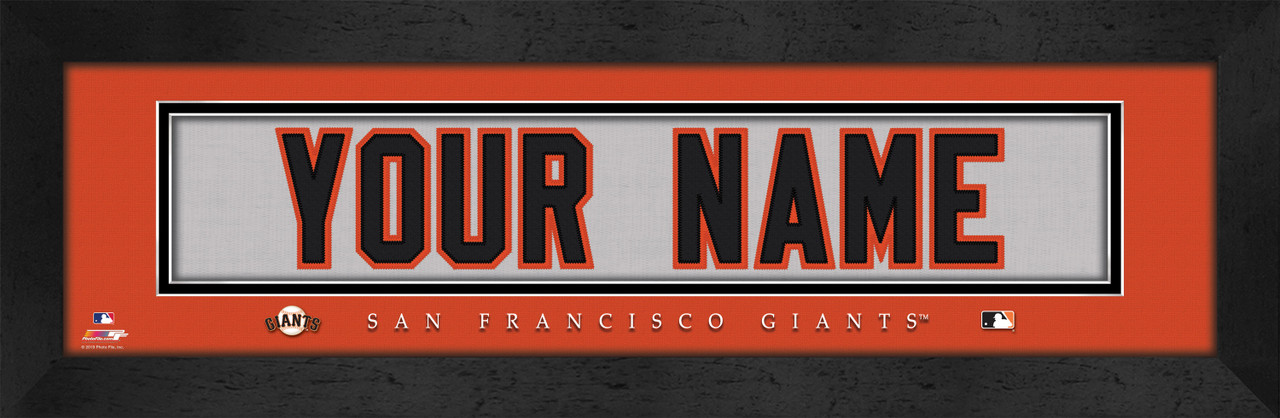 giants jersey with your name