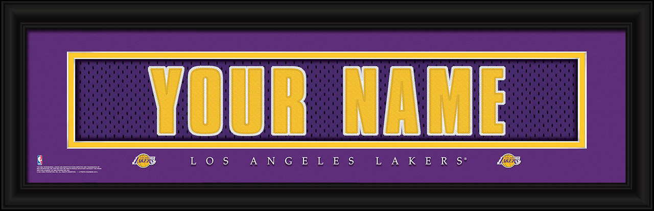 personalized lakers jersey