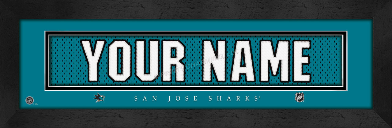 personalized sharks jersey