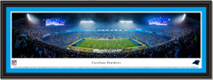 Carolina Panthers Bank of America Stadium Night Framed Picture