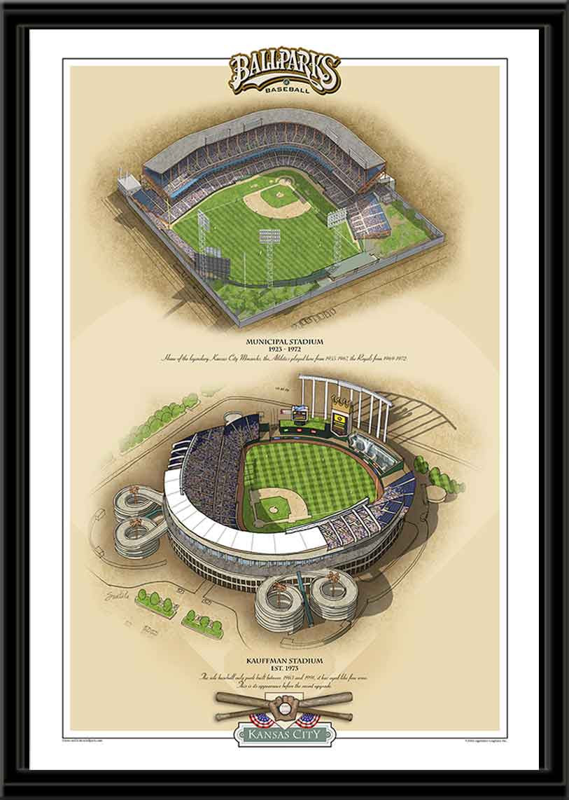 Kansas City Monarchs Stadium Framed Print