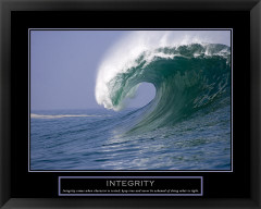 Integrity Frame Motivational Poster