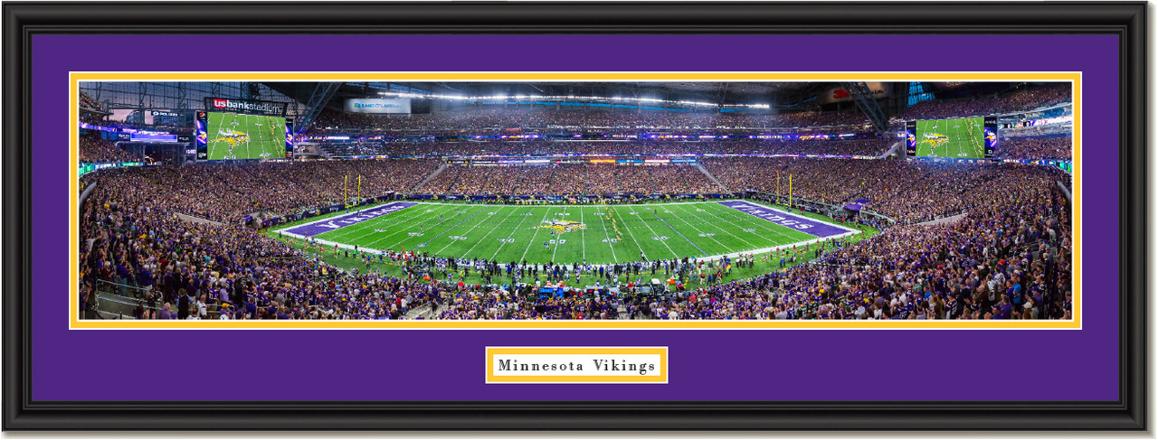 Minnesota Vikings NFL Playoffs Panoramic Picture - U.S. Bank