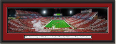 Oklahoma Sooners Framed Panoramic Picture - Gaylord Family Oklahoma Memorial Stadium