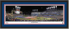 Cleveland Indians 2016 World Series Opening Ceremonies Framed Print Double matted