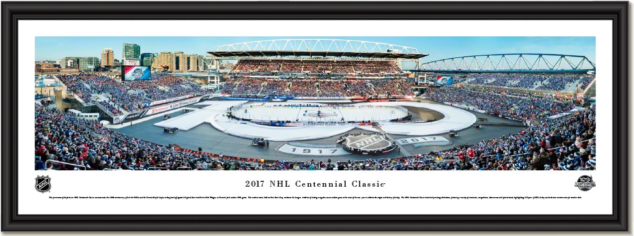 2017 NHL Centennial Classic Panoramic Picture - Toronto Maple Leafs vs.  Detroit Red Wings