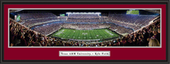 Texas A&M Kyle Field Night Game Panoramic Picture