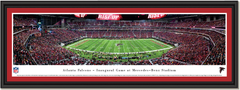 Atlanta Falcons First Game Mercedes-Benz Stadium Framed Panoramic Picture
