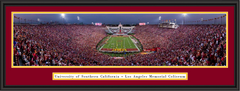 USC Trojans End Zone Framed Panoramic Picture