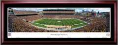 Pittsburgh Steelers Heinz Field Framed Panoramic Picture Single Matting and Cherry Frame