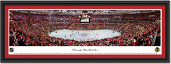 Chicago Blackhawks United Center Framed Panoramic Picture 