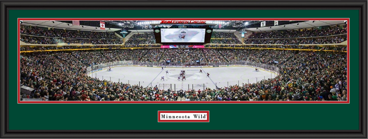 Minnesota Wild Panoramic Poster - Xcel Energy Center