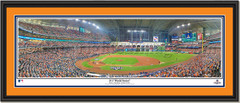 2017 World Series Houston Astros First Pitch in Game 3 Framed Picture Double Matted Black Frame