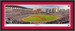 Atlanta Braves 1st Pitch at Sun Trust Stadium Framed Panoramic Picture Single Matting and Black Frame