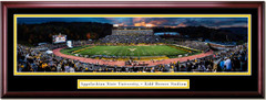 Appalachian State Mountaineers Football Kidd Brewer Stadium Framed Panoramic Picure