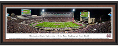 Mississippi State Bulldogs Football Davis Wade Stadium Framed Panoramic Picture