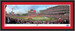 Los Angeles Angels Opening Day Framed Panoramic Picture Single Matting and Black Frame