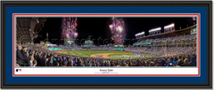 Chicago Cubs Ring Ceremony Framed Panoramic Double Mat