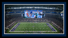 Cowboys Stadium Framed Panoramic Photo