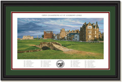 2015 Open Championship Poster 18th Hole St Andrews Framed Print