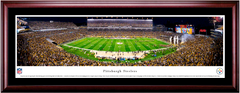 Pittsburgh Steelers Heinz Field Framed Night Game Picture Single Matting and Cherry Frame