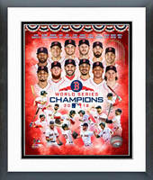2018 World Series Champs Boston Red Sox Framed Composition