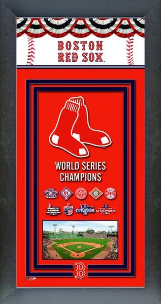 Boston Red Sox 2018 World Series Framed Championship Banner
