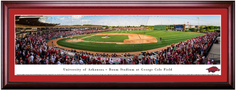 Arkansas Razorbacks Baseball Framed Panoramic