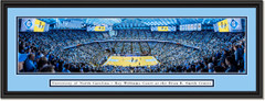 North Carolina Tar Heels Basketball Dean Smith Center Framed Panoramic Poster