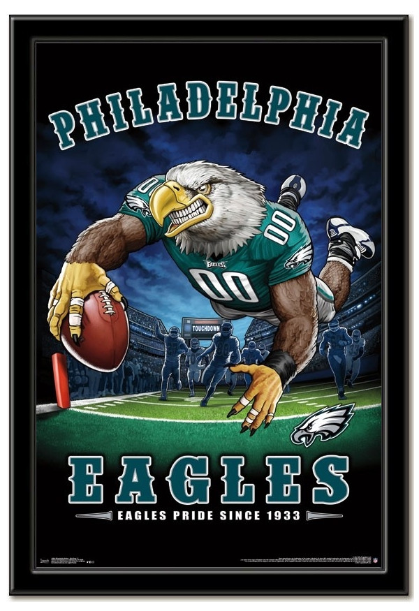 PHILADELPHIA EAGLES BANNER//POSTER PERSONALIZED WITH YOUR NAME 30/"x 8 1//2/"