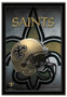 New Orleans Saints Team Helmet Framed Poster