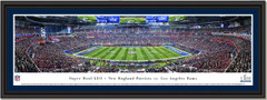 2019 Super Bowl Rams and Patriots KICKOFF Framed Print