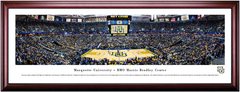 Marquette Golden Eagles Basketball BMO Harris Bradley Center Framed Panoramic 