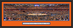 Syracuse Orange Basketball Carrier Dome Framed Panoramic Print