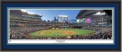 Seattle Mariners Seventh Inning at Safeco Field Framed Panoramic Double Matting