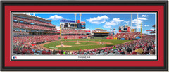 Cincinnati Reds Great American Ball Park Framed Print Double Mat