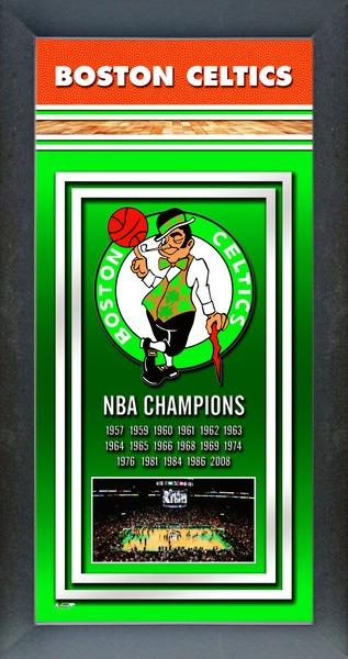 Boston Celtics Framed Championship Banner