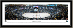 San Jose Sharks SAP Center Framed Panoramic Print