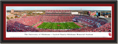 The University of Oklahoma Gaylord Family-Oklahoma Memorial Stadium Framed Print