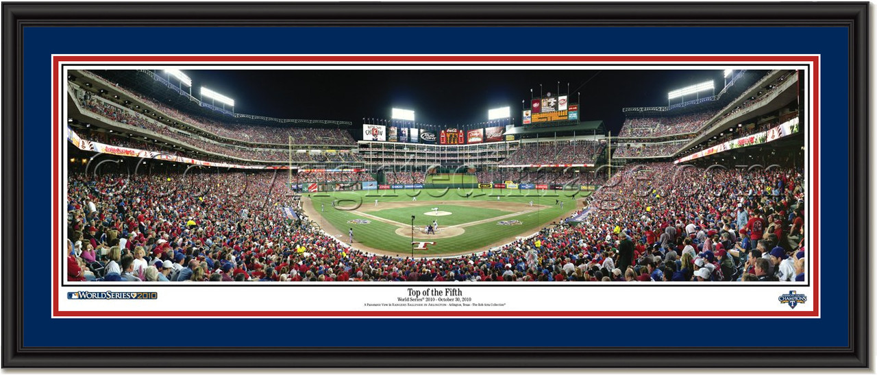 Texas Rangers 2010 World Series - Top of the Fifth - Framed Print