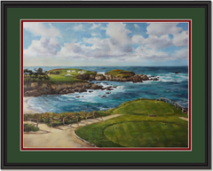16th at Cypress Point Framed Print