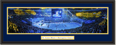 St. Louis Blues Enterprise Center - Banner Raising - Framed Panoramic Print