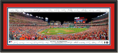 2019 World Series Game Three - First Pitch - Framed Panoramic - SIGNATURE EDITION