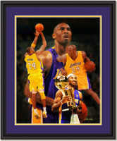 Kobe Bryant Composite Framed Art
