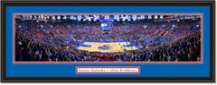 Kansas Jayhawks Basketball Allen Fieldhouse Framed Print 