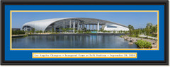 Los Angeles Chargers - Inaugural Game - SoFi Stadium Framed Panoramic 