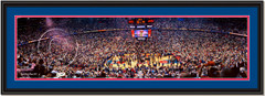 Detroit Pistons 2004 NBA Champions Celebrate Framed Panoramic
