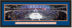 New York Islanders Inaugural Game End Zone - UBS Arena - Framed Print